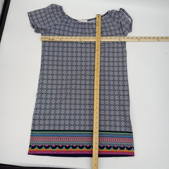 Jude Connally Printed Off The Shoulder Mini Shift Dress Preppy Summer Beach S - Picture 7 of 7